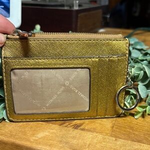 Michael Kors Metallic Gold Pouch